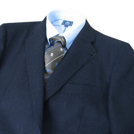 MLK(ミチコ・ロンドン・コシノ) スーツ メンズ 秋冬 2つボタン ウール100％ ビジネス ネイビー 0413 BB5