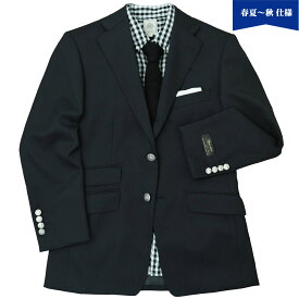 黒ブレザー 黒ブレ メンズ 春夏秋 黒無地 3つボタン メタルボタン オックスフォードクラシック (OXFORD CLASSIC) 英国調 段返り三つボタン チェンジポケット付 ブラック 0309 A3 A4 A5 A6 A7 AB3 AB4 AB5 AB6 AB7 AB8 BB3 BB4 BB5 BB6 BB7 BB8