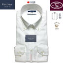 ケントアベニュー(Kent Ave) ボタンダウンシャツ メンズ 長袖 ピンオックス ホワイト 503A (衿37cm 裄丈80cm ) (衿39cm 裄丈82cm ) (衿41cm 裄丈84cm )