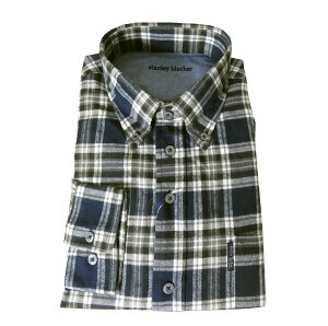 stanley blacker�̒����l���V���c �{�^���_�E�� ���n�`�F�b�N 0588�@L LL