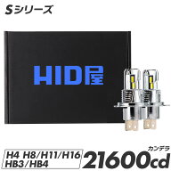 HID屋 バルブ交換のみで簡単取り付け Sシリーズ H4 LEDバルブ コードレス LED ヘッドライト 配線レス 216…