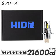 HID屋 バルブ交換のみで簡単取り付け Sシリーズ バイク用 H4 LEDバルブ コードレス LED ヘッドライト 配…