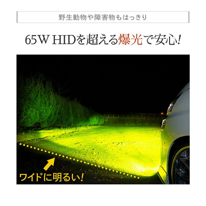 楽天市場】H8 HID屋 ヤバイ明るさ H11 LED フォグ Qシリーズ プラチナ 