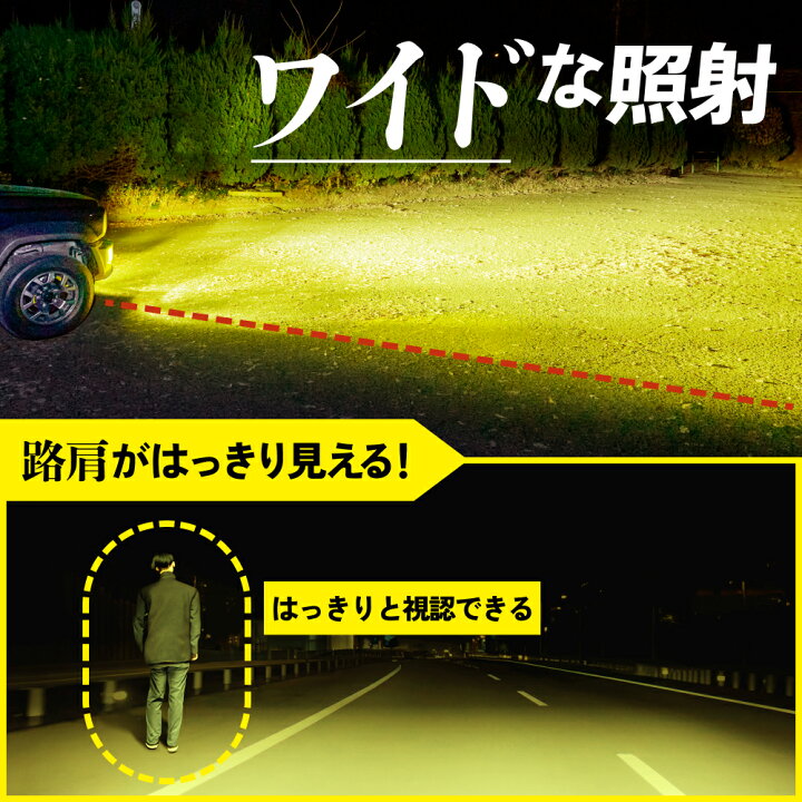 楽天市場】HID屋 爆光フォグランプ H8 H11 LED フォグ イエロー  