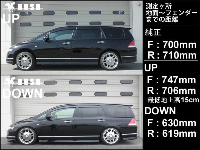 限定□RS-R 車高調キット・Best☆i オデッセイ（RB2） 15.10～20.09