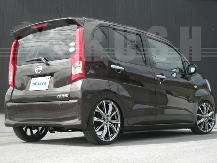 楽天市場】RUSH 車高調 ムーヴ ムーヴカスタム LA150S 車高短 モデル 