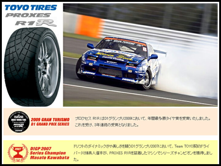楽天市場】225/45R16 4本セット プロクセス R1R PROXES 225/45ZR16 