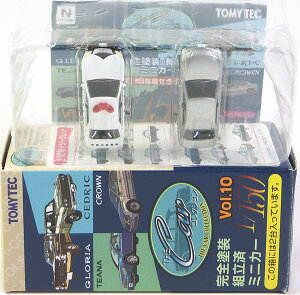 【4B】 トミーテック 1/150 ザ・カーコレクション Vol.10 新旧高級セダン編 クラウン 銀/パトカー 2種セット 昭和レトロ Nゲージ ストラクチャー ALWAYS三丁目の夕日 ミニカー ミニチュア 半完成品