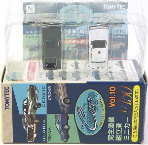 【2B】 トミーテック 1/150 ザ・カーコレクション Vol.10 新旧高級セダン編 セドリック 黒/パトカー 2種セット 昭和レトロ Nゲージ ストラクチャー ALWAYS三丁目の夕日 ミニカー ミニチュア 半完成