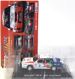 【1】 CM's 1/64 ラリーカーコレクション SS.2 三菱編 GALANT VR-4 1991 Ivory Coast WRC ミニカー ミニチュア 半完成品 単品