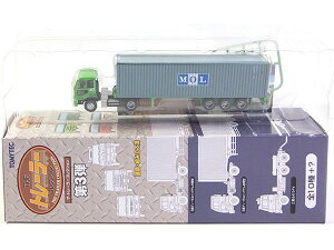 【3】 トミーテック 1/150 ザ・トレーラーコレクション 第3弾 国際コンテナ輸送 日産ディーゼル ビッグサム+商船三井 40フィートハイキューブ Nゲージ ストラクチャー ミニカー ミニチュア 半