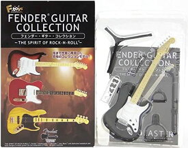 【1B】 エフトイズ 1/8 フェンダーギターコレクション Vol.1 THE SPIRIT OF ROCK-N-ROLL 57 ストラトキャスター (ブラック) ミニチュア 楽器 ギター ジャズ 半完成品 単品