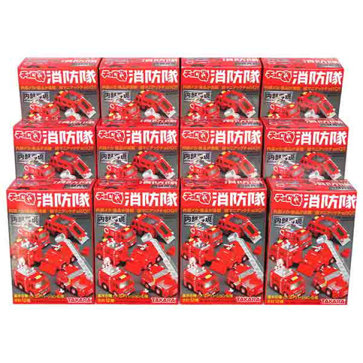 楽天市場】【12SET】 タルガ チョロQ 消防隊 全12種セット 