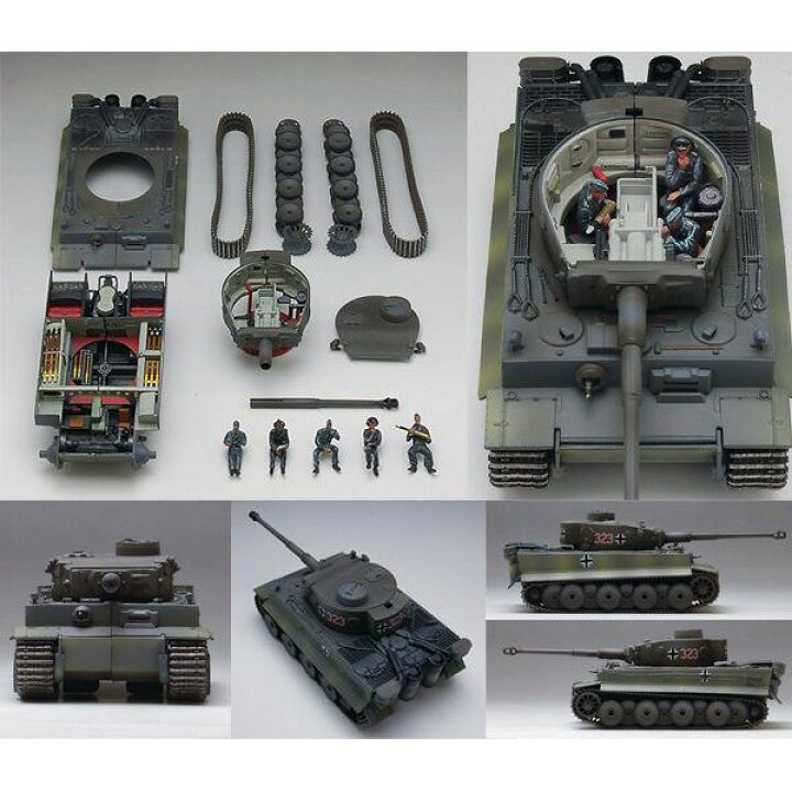 楽天市場】【2】 タルガ 1/48 鋼密度模型 タイガーI 初期仕様  