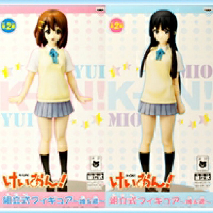 楽天市場】けいおん！ K−ON！ 組立式フィギュア 唯＆澪 桜高軽音部 