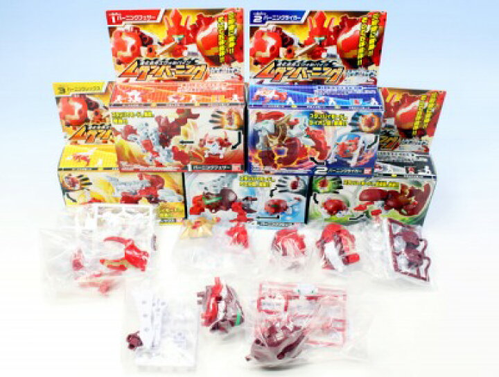 ネット限定 ムゲンバイン 進化合体エヴォルバイン ムゲンバーニング スタンバイ アタック モード ロボット 食玩 バンダイ 全５種フルコンプセット Fucoa Cl