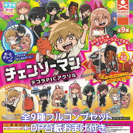 デコラPICアクリル チェンソーマン スタンド・ストーンズ 【全9種フルコンプセット＋DP台紙おまけ付き】 DECORA PIC キャラクター CSM グッズ カプセルトイ ガチャガチャ 【即納 在庫品】【数量限定】【フルコンプリート】