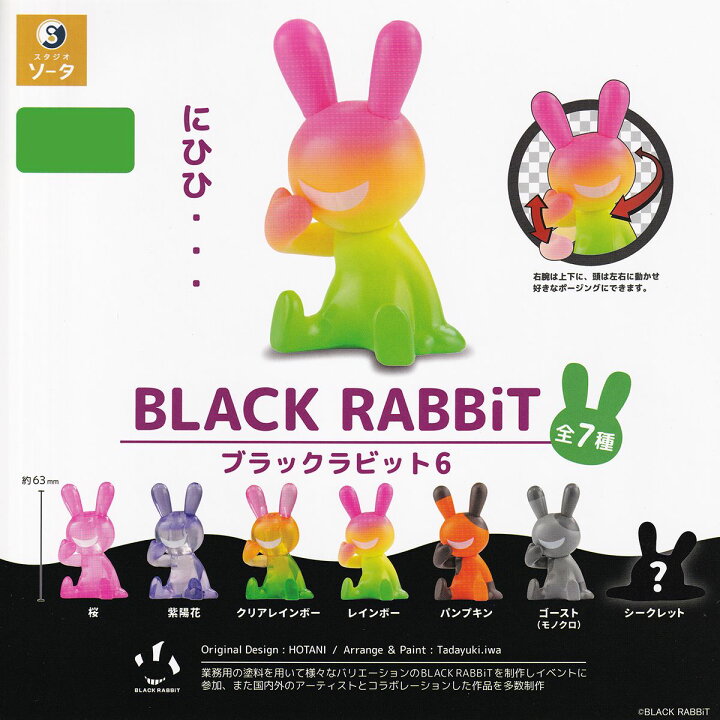 楽天市場】ブラックラビット6 SO-TA 【人気の2種セット】 BLACK 