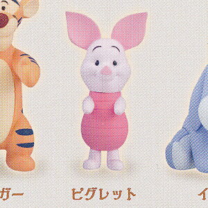 ピグレット (ならぶんです。 Winnie the Pooh くまのプーさん ディズニー キャラクター Disney グッズ ガシャポン ガチャ バンダイ) 【即納 在庫品】【数量限定】【単品】