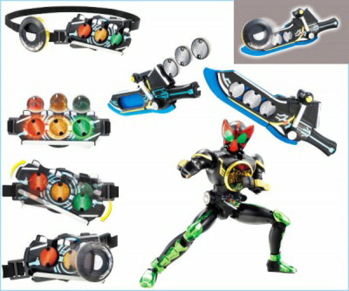 楽天市場】仮面ライダーオーズキット なりきり アイテム オーメダル 