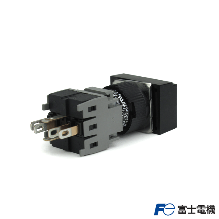 富士電機 φ22 AR22シリーズ 3ノッチセレクタスイッチ黒 丸