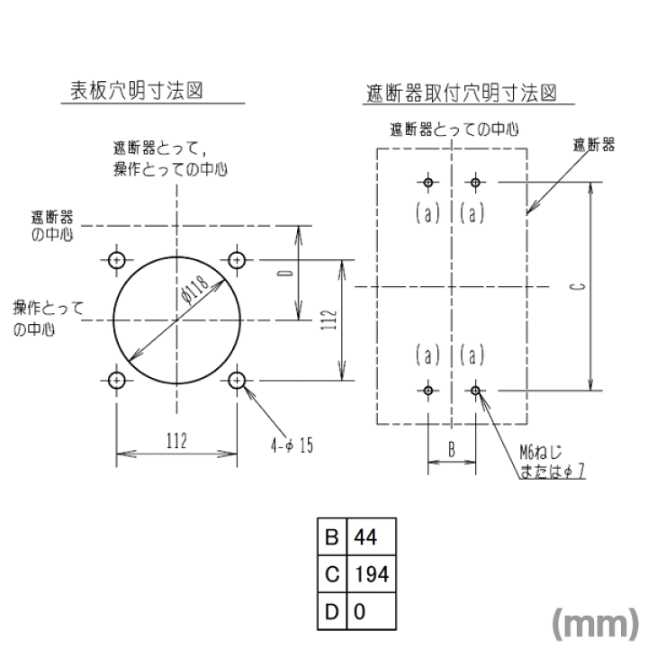 楽天市場】三菱電機 F-4S LN DF F形操作とって ブレーカマウント