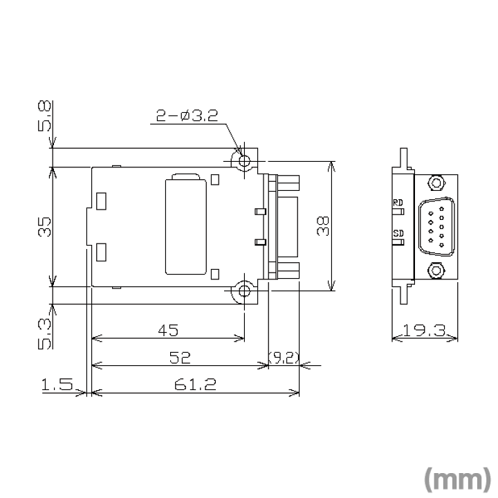 楽天市場】三菱電機 FX3U-232-BD MELSEC-Fシリーズ RS-232C通信用機能