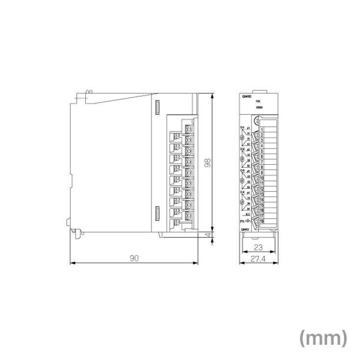 楽天市場】三菱電機 Q68DAVN ディジタル-アナログ変換ユニット Q 