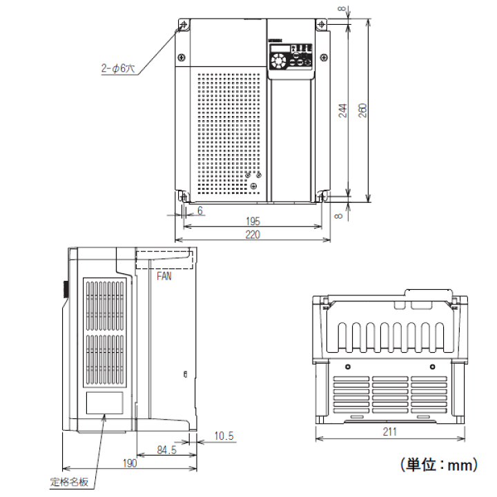 楽天市場】三菱電機 FR-D720-11K 簡単・小型インバータ 三相200Vクラス