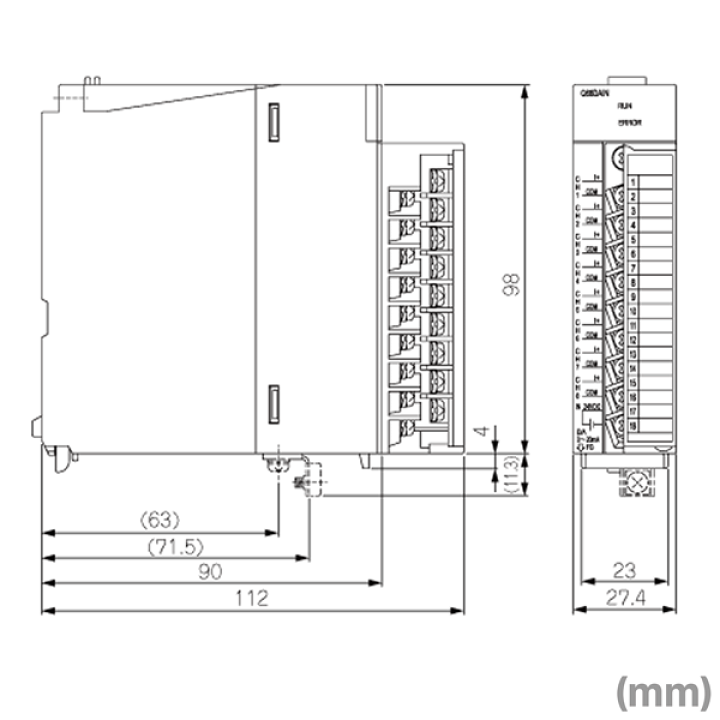 楽天市場】三菱電機 Q68DAIN ディジタル-アナログ変換ユニット Q
