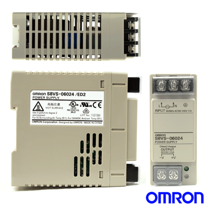 当日発送OK オムロン(OMRON) S8VS-06024 スイッチング・パワーサプライ ねじ端子台 60W 24V・2.5A NN | ANGEL  HAM SHOP JAPAN