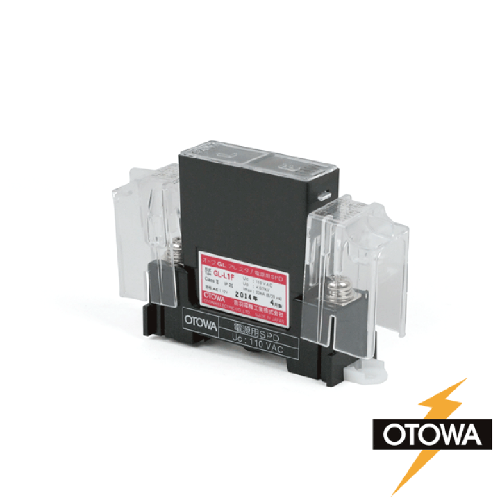 楽天市場】OTOWA(音羽電機) GL-L1F 電源用SPD 避雷器 酸化亜鉛形 最大