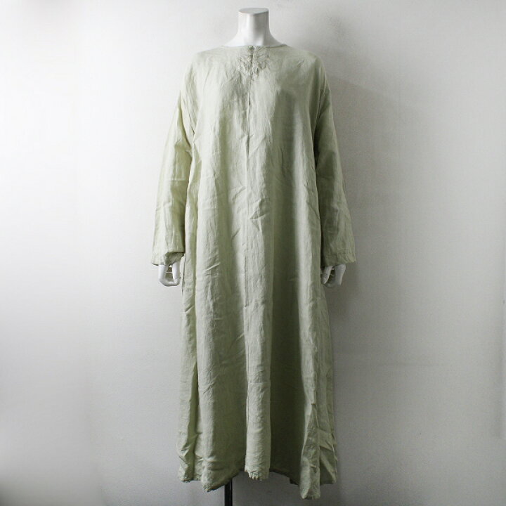楽天市場 定価2 8万 21ss Nest Robe ネストローブ 1103 リネン近江晒しタックフレア2wayワンピース F ライトグリーン 中古 高価買取中 ブランド古着 買取販売 Tresor