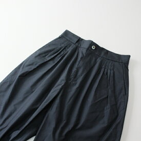 未使用 2023SS 今季 mina perhonen ミナペルホネン dew パンツ 38/チャコール ボトムス シルク タック【2400013307512】【中古】