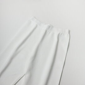 定価1.8万 2022SS FRAMeWORK フレームワーク コットンポリエステル ミラノリブパンツ 38/ホワイト 白 ボトムス【2400013450331】【中古】