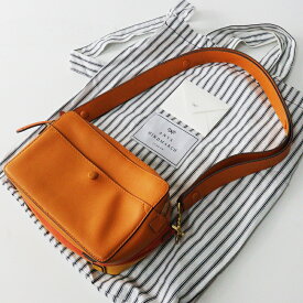 【期間限定価格】アニヤハインドマーチ ANYA HINDMARCH the stack cross body/イエロー オレンジ系 ショルダーバッグ レザー ポーチ【2400013731089】【中古】