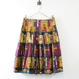 【期間限定価格】ジェーンマープル Jane Marple British Library Skirt ブリティッシュライブラリースカート M/パープル オリジナル【2400013746793】【中古】