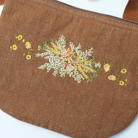 【期間限定価格】カネコイサオ ワンダフルワールド KANEKO ISAO WONDERFUL WORLD 花刺繍ポシェット ショルダーバッグ【2400013748117】【中古】