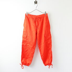 【期間限定価格】ローレンラルフローレン LAUREN RALPH LAUREN コットンレーヨン カーゴパンツ 2/レッド ボトムス【2400013935104】【中古】
