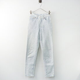 【期間限定価格】【オータムセール】USA製 リーバイス LEVI'S 17501 ストライプデニムパンツ 3/ブルー ボトムス ロング 【2400013944755】【中古】