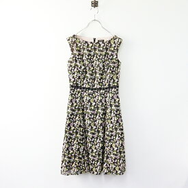 【期間限定価格】【オータムセール】美品 トッカ TOCCA NADENA ナデナドレス 0/ブラック系 フラワー刺繍 ノースリーブワンピース スリーブレス【2400014012071】【中古】