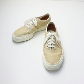 【期間限定価格】【オータムセール】フォーティファイブアール 45R リネンダックのスニーカー 23.0/ベージュ ローカット 45rpm【2400014016703】【中古】