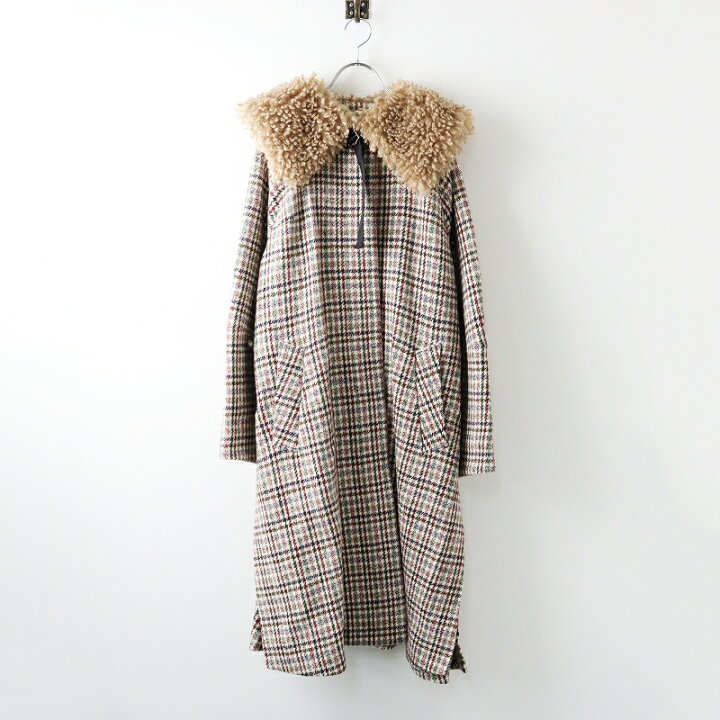 楽天市場】美品 2022AW ロイスクレヨン Lois CRAYON 受注コート ファー  