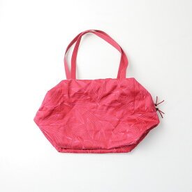ヨーガンレール JURGENLEHL コットン 刺繍 ハンドバッグ /ピンク ミニボストン 手提げ ジッパー 【2400014113259】【中古】