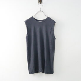 【ウィンターセール】2023SS フレームワーク FRAMeWORK ATON エイトン 60/FRESCA TANK TOP 1/ダークグレー タンクトップ【2400014127751】【中古】