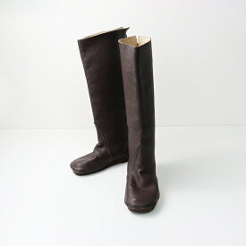コース koos LUCAS-L ルーカスL レザーロングブーツ 37/ブラウン 23.5cm シューズ 革 靴【2400014176766】【中古】