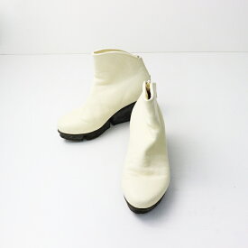 【期間限定価格】トリッペン trippen Swift ショートブーツ 35/オフホワイト 22.5-23cm バックジップ スイフト レザー シューズ【2400014162813】【中古】