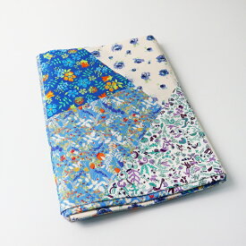 【期間限定価格】極美品 アズノゥアズ AS KNOW AS リバティテーブルクロス/ブルー系 フラワー 花柄 キッチン 小物【2400014237993】【中古】