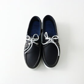 【期間限定価格】未使用 2023SS フォーティーファイブアール 45R×Paraboot レザーのデッキシューズ 02/ネイビー パラブーツ 【2400014317688】【中古】