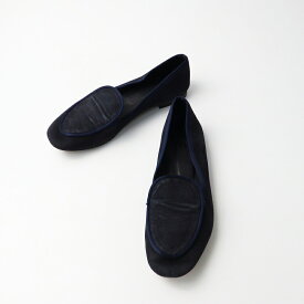 【期間限定価格】エヴァムエヴァ evam eva スエードレザーローファー 36/■ネイビー スリッポン シューズ 23cm 【2400014330007】【中古】